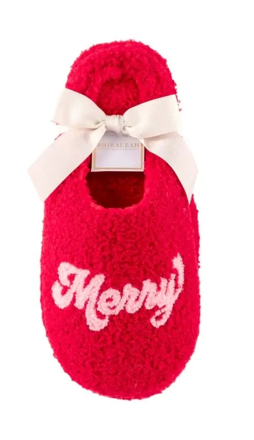 Merry Merry Slippers – Alicia DiMichele Boutique