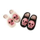 Crown Skull Slippers - Black available at Alicia DiMichele Boutique – stylish women’s fashion and accessories.