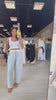 Sky Blue Barrel Pants – Alicia DiMichele Boutique