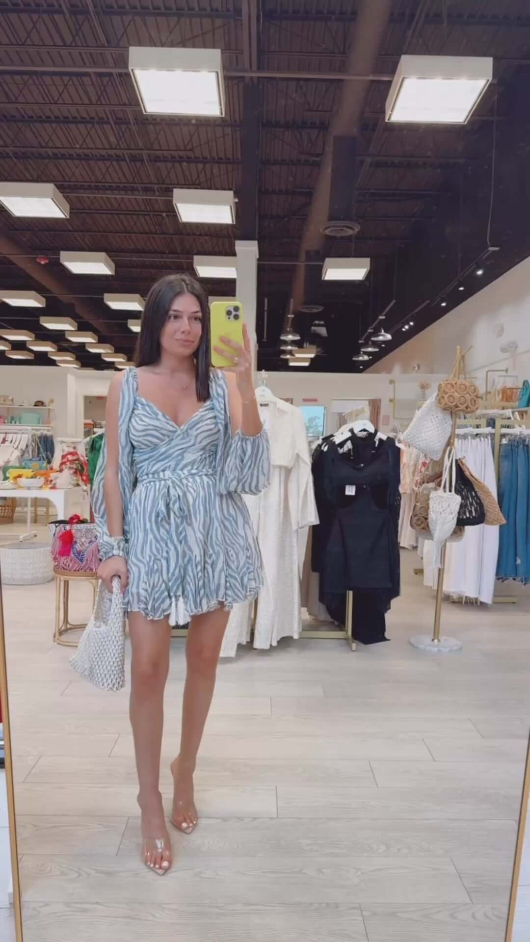 Blue Mirage Flutter Romper – Alicia DiMichele Boutique