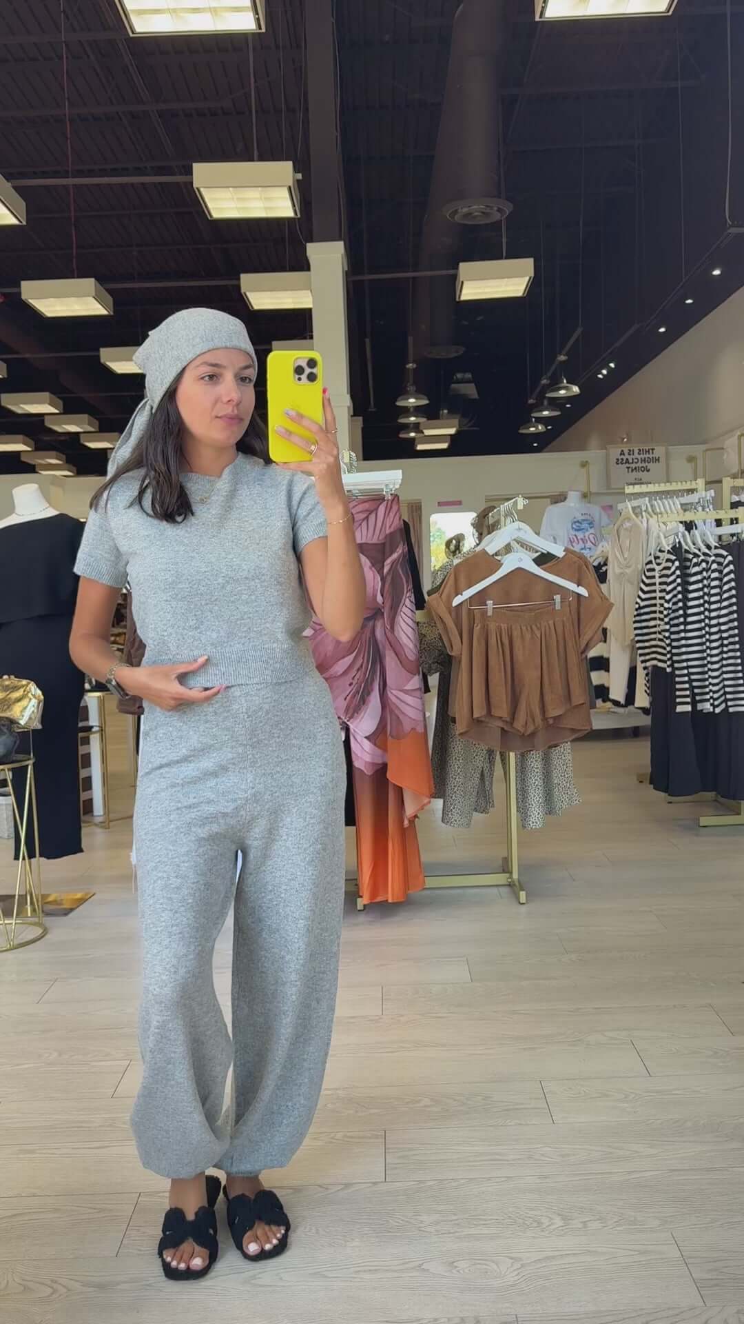 Cozy Knit Sweater Pant Set - Grey – Alicia DiMichele Boutique