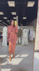 Terra Cotta Ruched Skirt Set – Alicia DiMichele Boutique