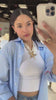 The Edit Stripe Shirt – Blue – Alicia DiMichele Boutique