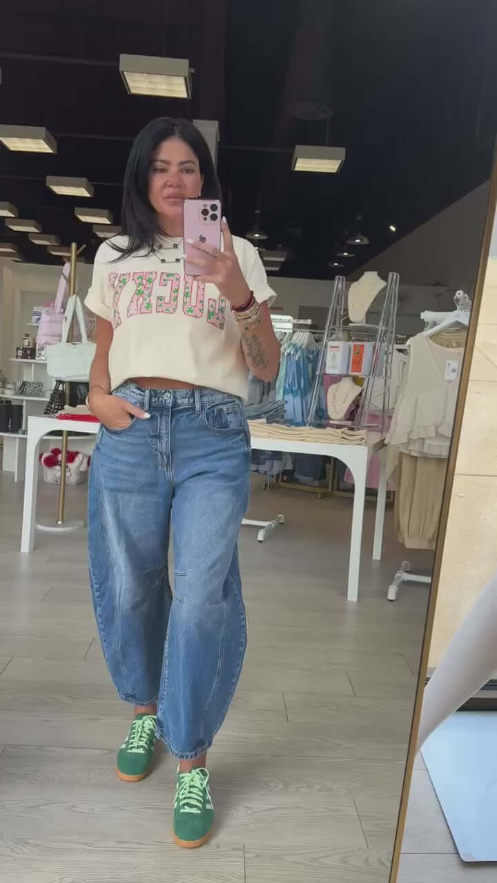 Lucky Graphic Tee – Alicia DiMichele Boutique