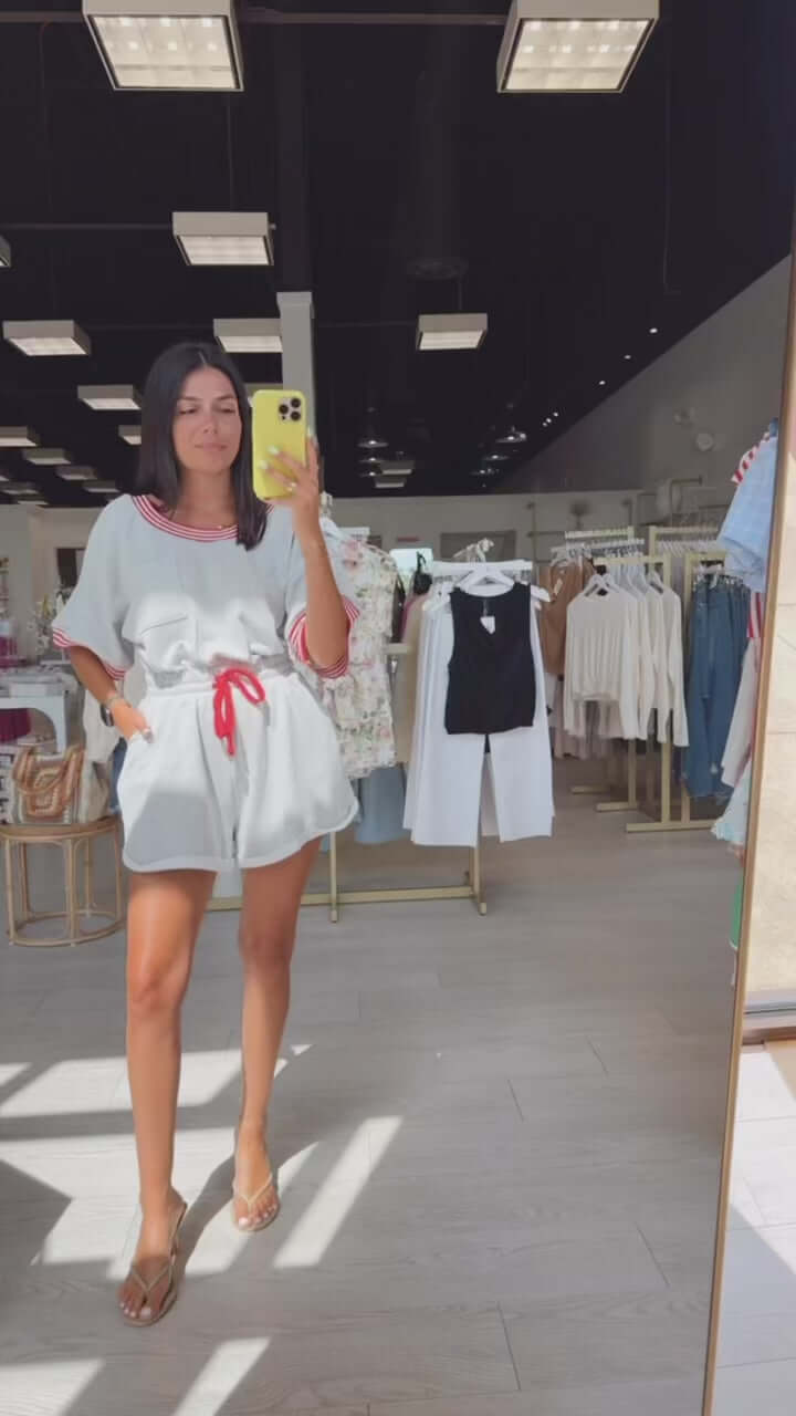 Heather Grey Terry Romper – Alicia DiMichele Boutique