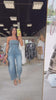 Strapless Blue Jean Barrel Jumpsuit – Alicia DiMichele Boutique