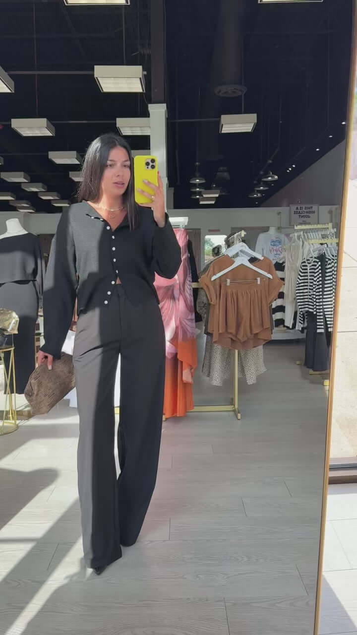 Everyday Ease Cardigan - Black – Alicia DiMichele Boutique