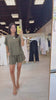 Luxe Suede Shorts Set - Olive – Alicia DiMichele Boutique