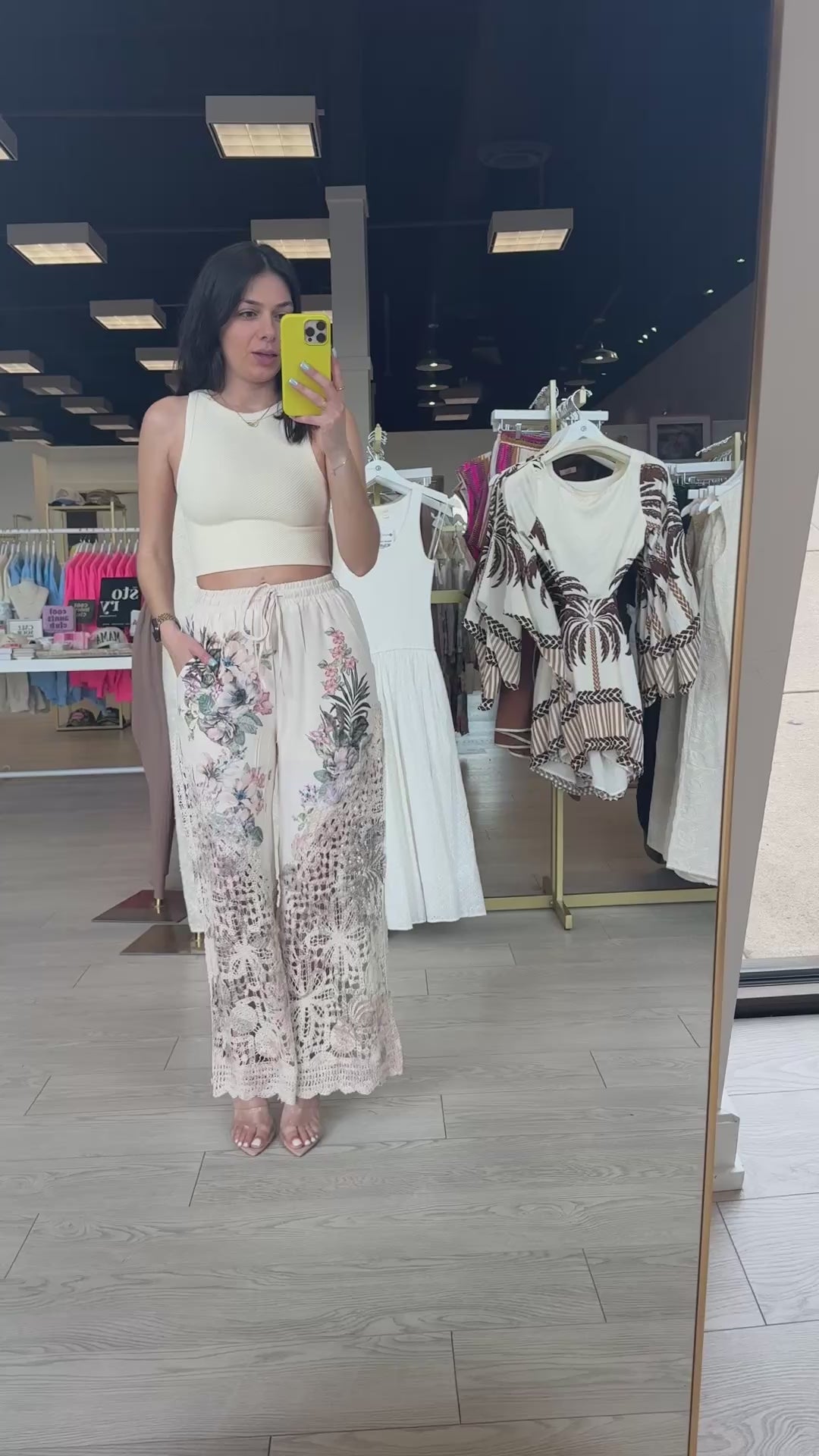 Crochet Trim Drawstring Pants - Wildflower – Alicia DiMichele Boutique