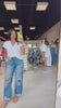 Dolman V Neck Tee - White – Alicia DiMichele Boutique