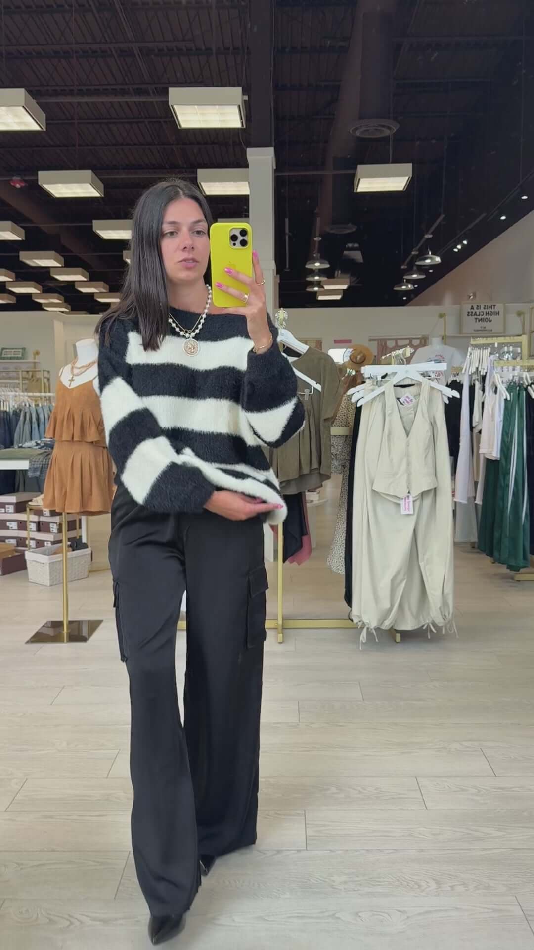 Bold & Cozy Striped Sweater – Alicia DiMichele Boutique