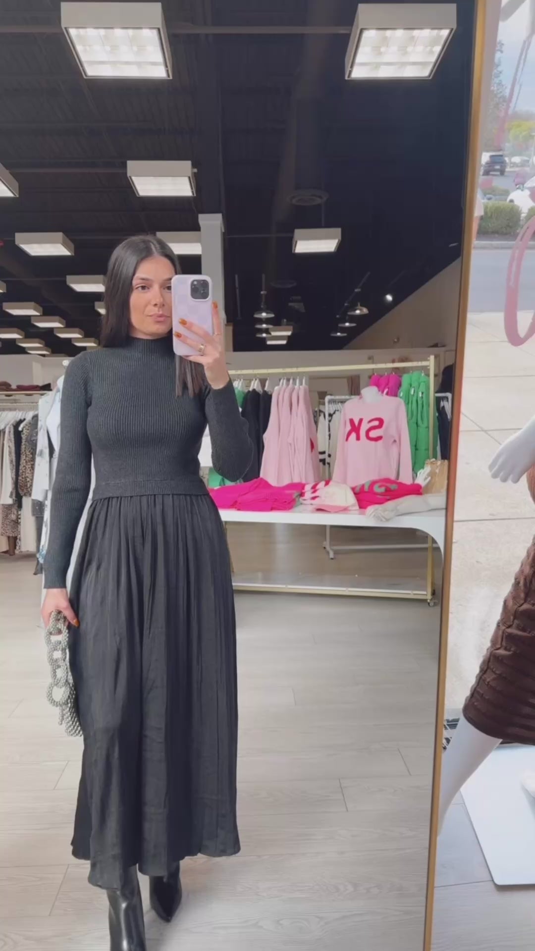 Sweater Top Dress