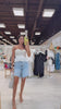 Crochet Strapless Top available at Alicia DiMichele Boutique – stylish women’s fashion and accessories.