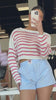 High Waisted Boxy Shorts - Light Blue – Alicia DiMichele Boutique