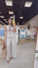 Sandswept Gauze Peplum Pant Set available at Alicia DiMichele Boutique – stylish women’s fashion and accessories.
