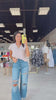 Dolman V Neck Tee - Fossil – Alicia DiMichele Boutique