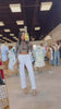 Optic White Utility Pocket Straight Jean – Alicia DiMichele Boutique
