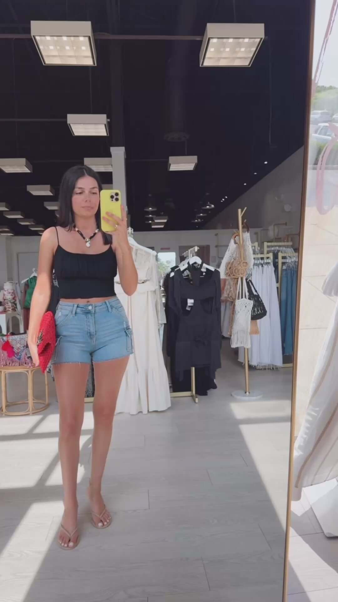 Cargo Denim Shorts – Alicia DiMichele Boutique