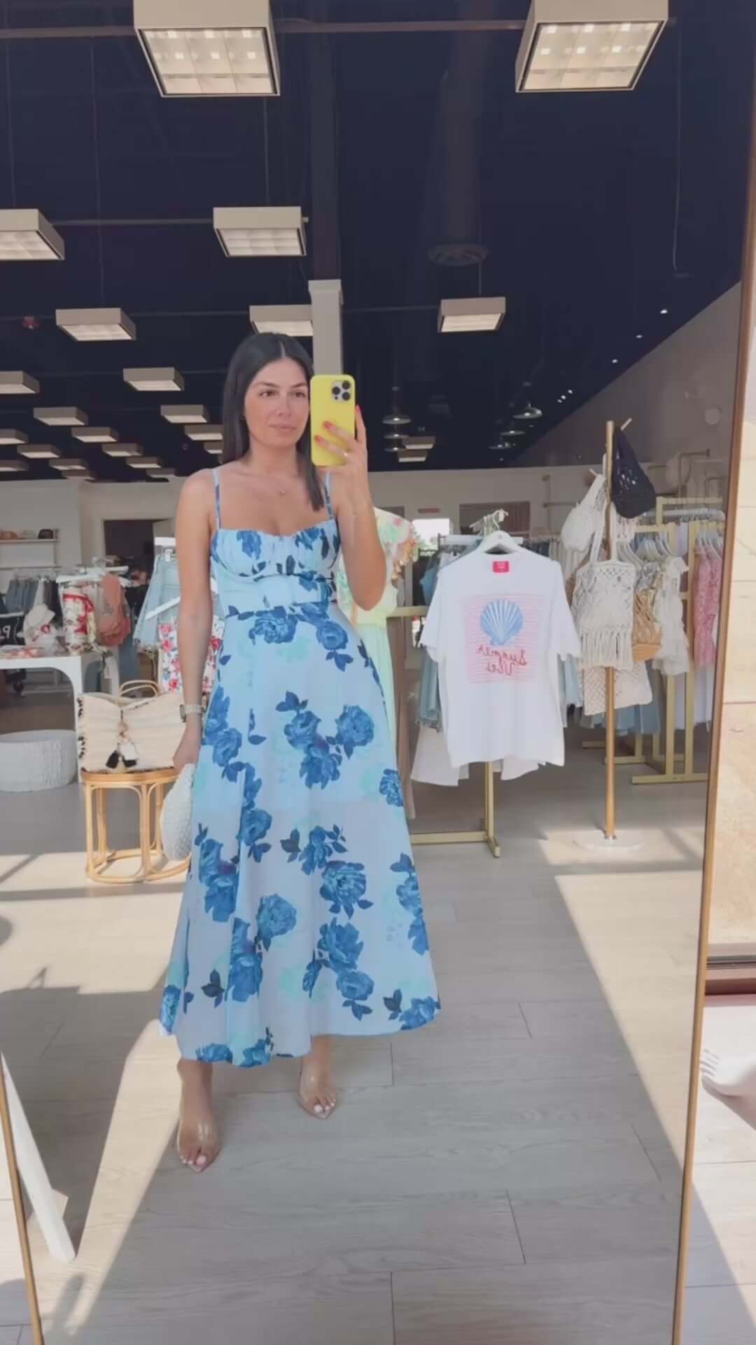 Blue Bloom Maxi Dress – Alicia DiMichele Boutique