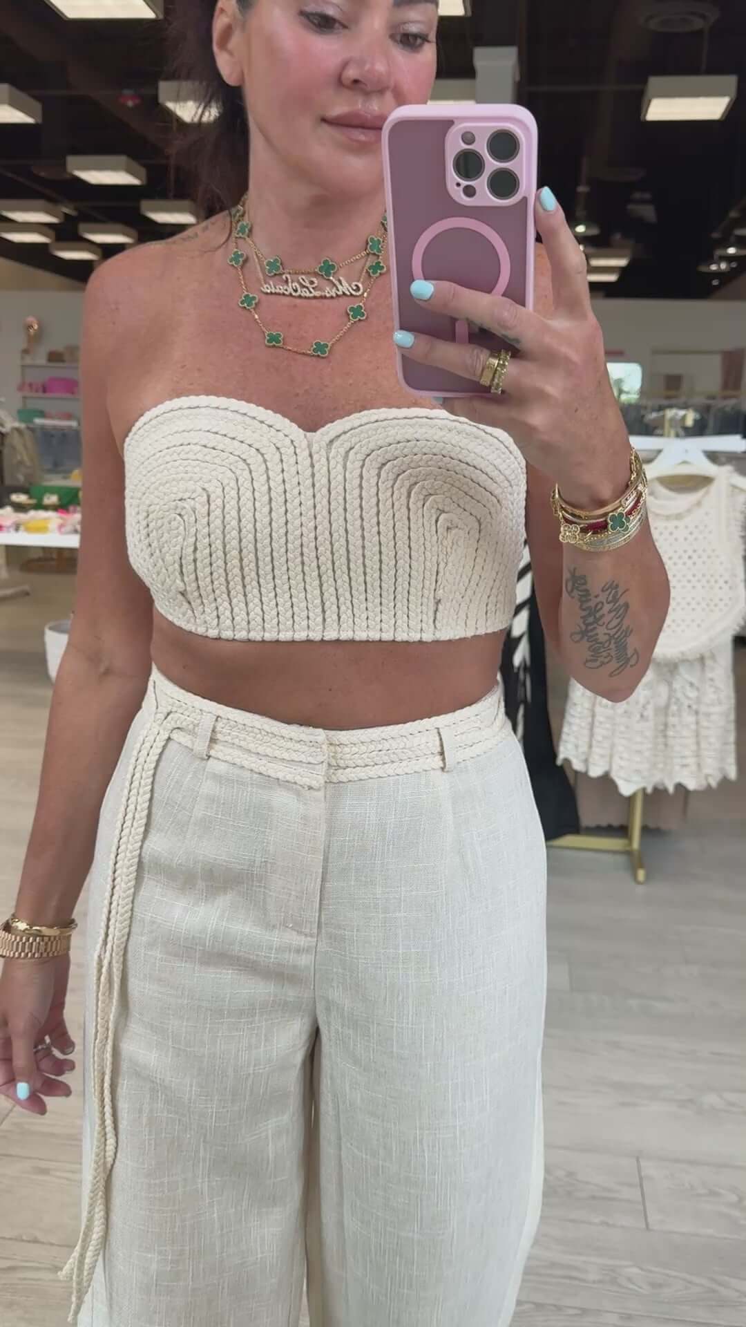 Woven Whisper Pant Set | Alicia DiMichele Boutique