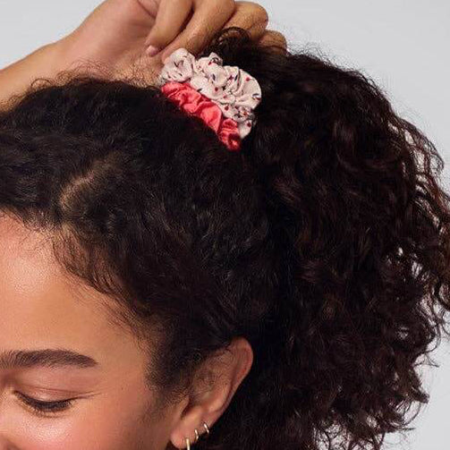 Kitsch Cherry Blossom Satin Scrunchies – Alicia DiMichele Boutique